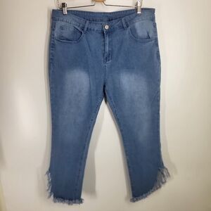 Stylewe Raw Hem Jeans